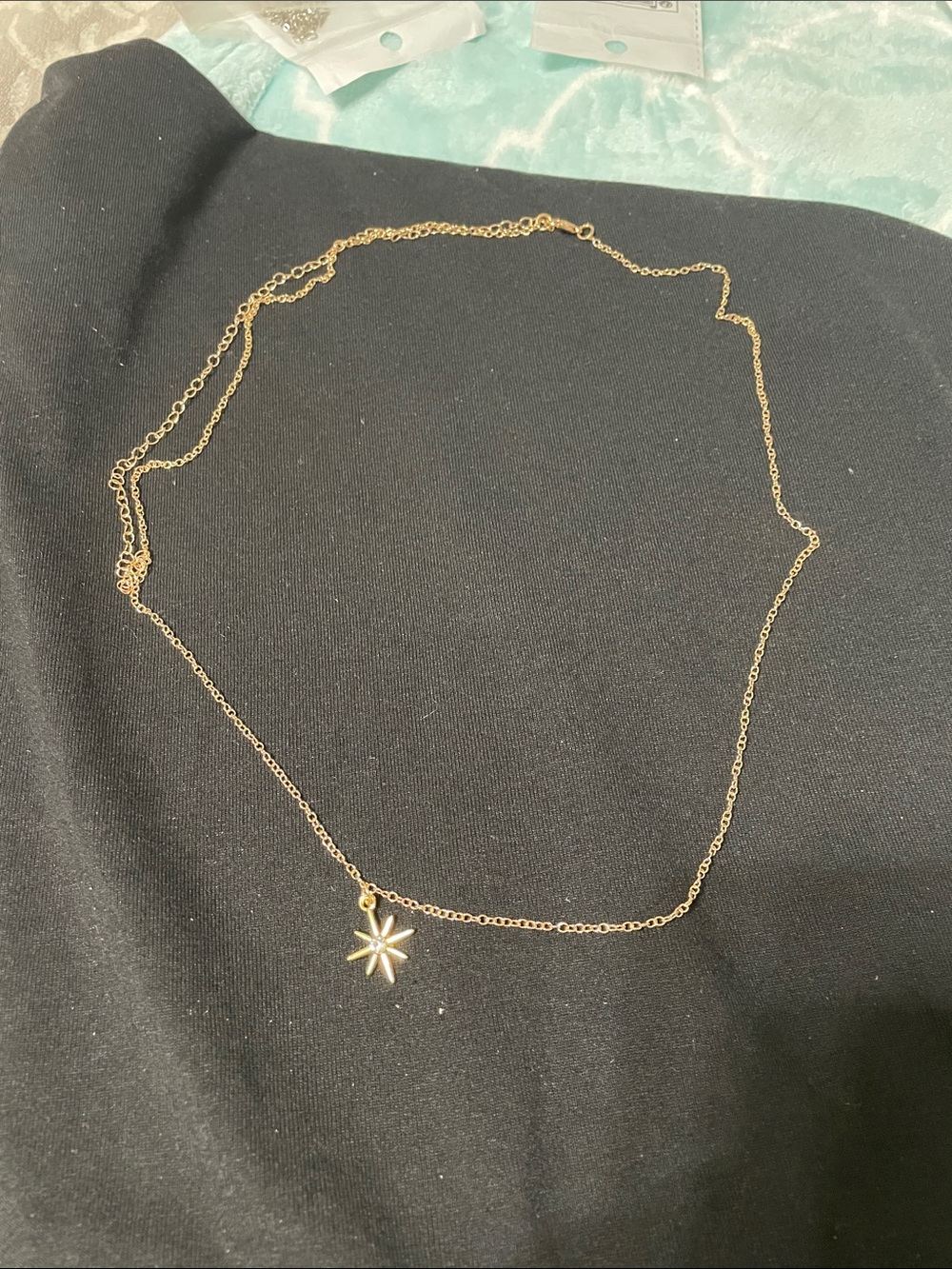 Delicate Starburst Pendant Necklace - Women Jewelry